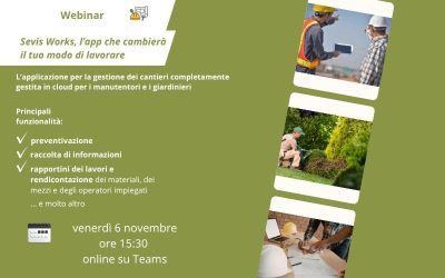 Webinar Sevis Works: “L’app che cambierà il tuo modo di lavorare” venerdì 6 novembre alle ore 15:30